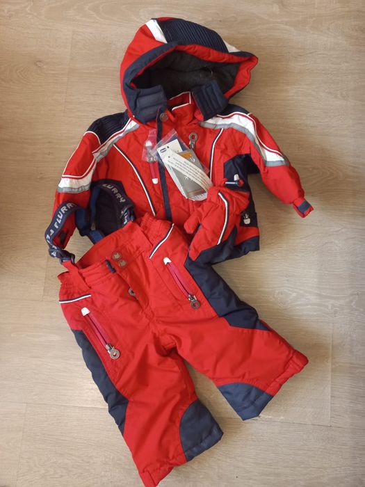 Chicco, оригінал. Зимовий якісний комбінезон 74 80см