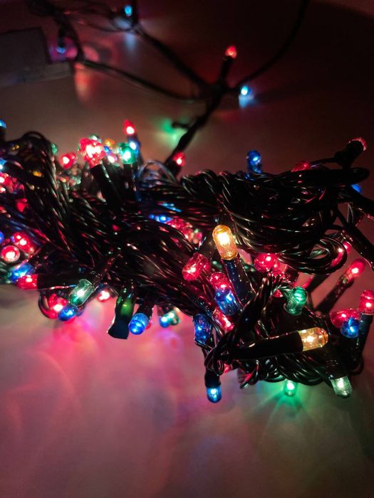 Гірлянда новорічна 5,5м 140лед,led, гірлянда на ялинку!