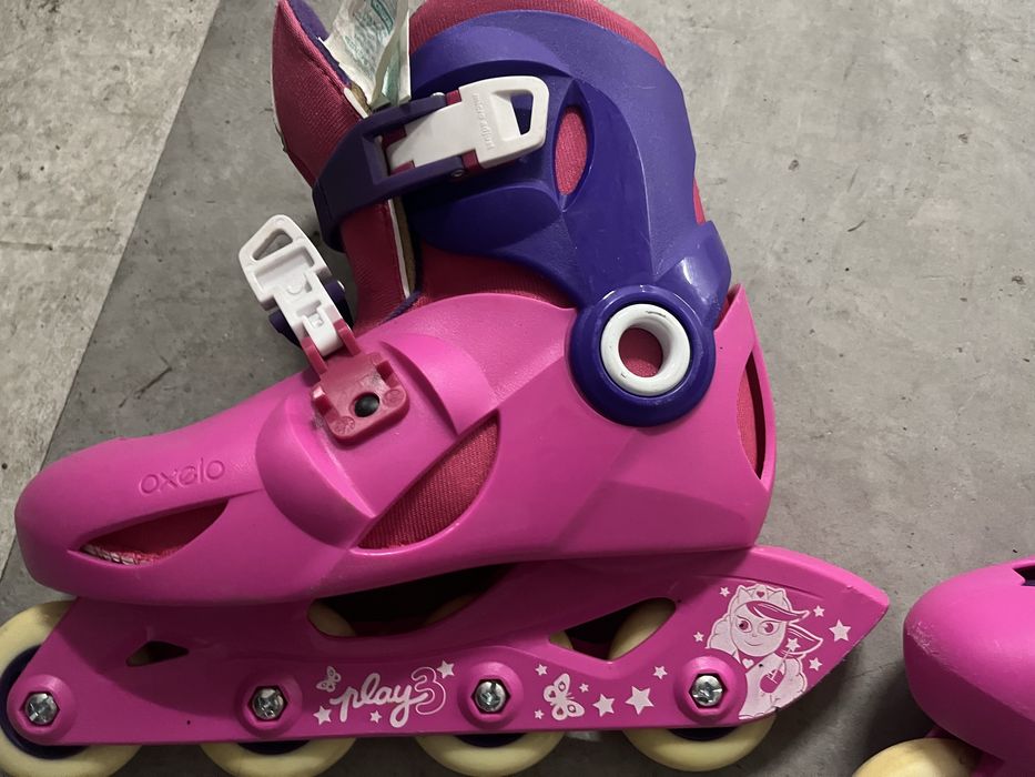 Patins de menina, em linha