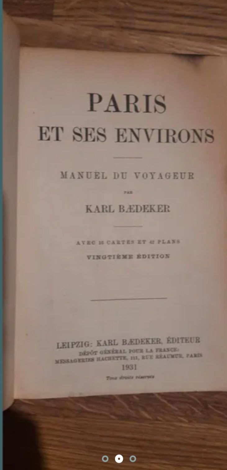 Baedeker Paris praca zbiorowa książka