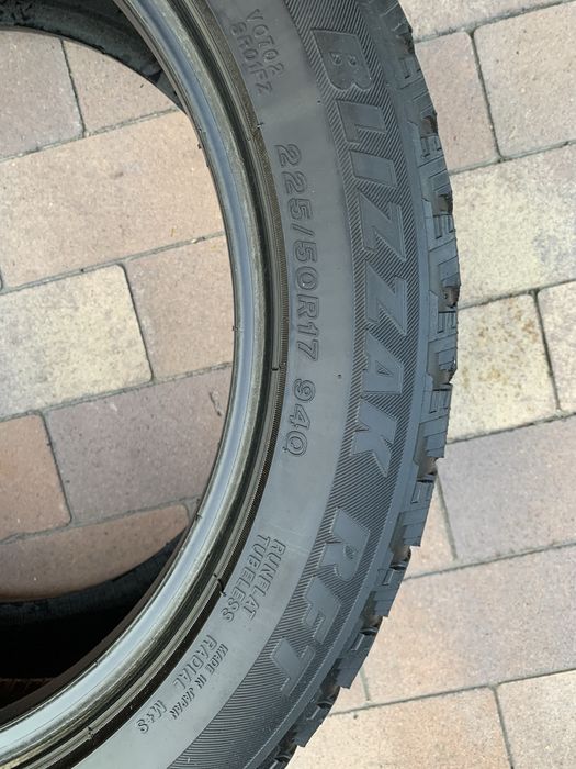 Зимові шини(резина) 225/50 R17 “Bridgestone” Blizzak - 2шт.