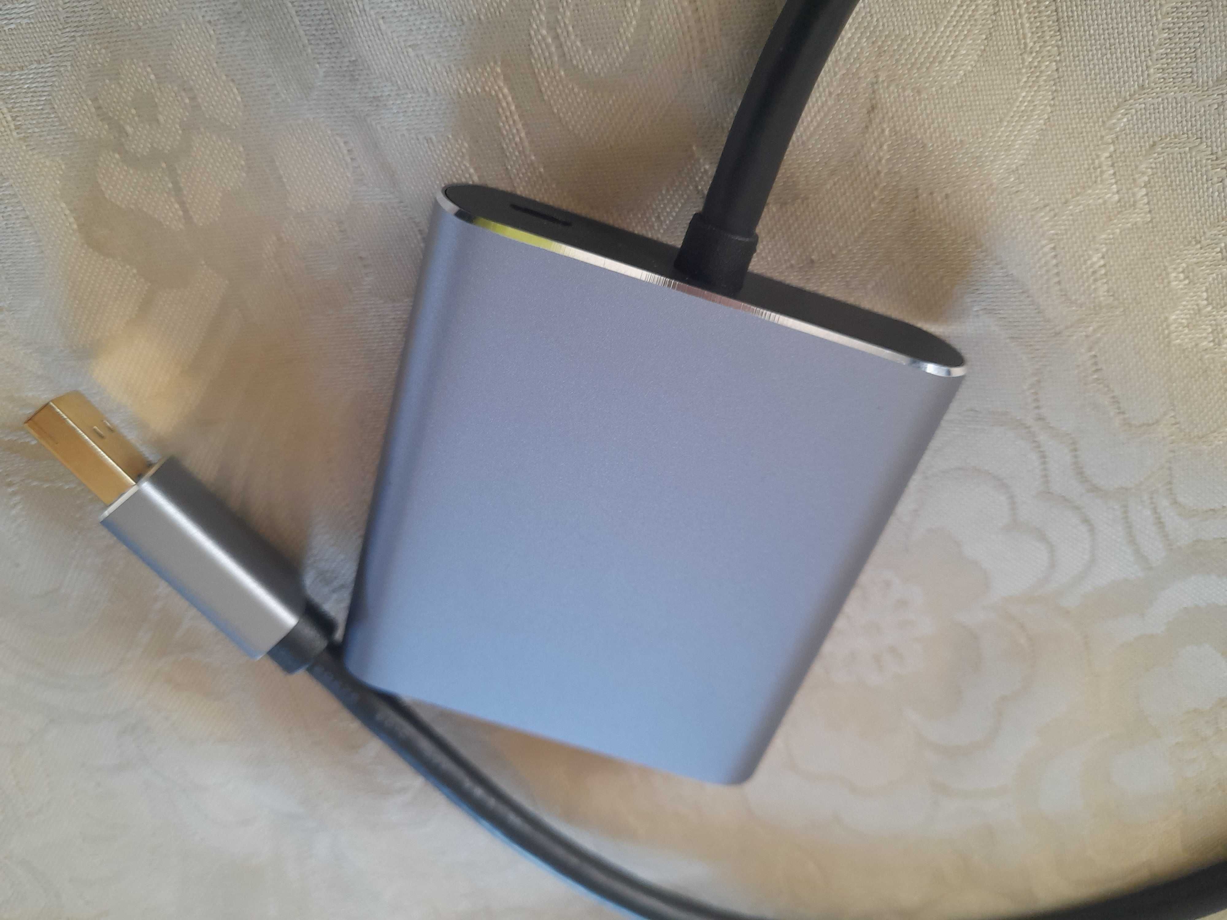 fairikabe Mini DisplayPort na podwójny adapter HDMI