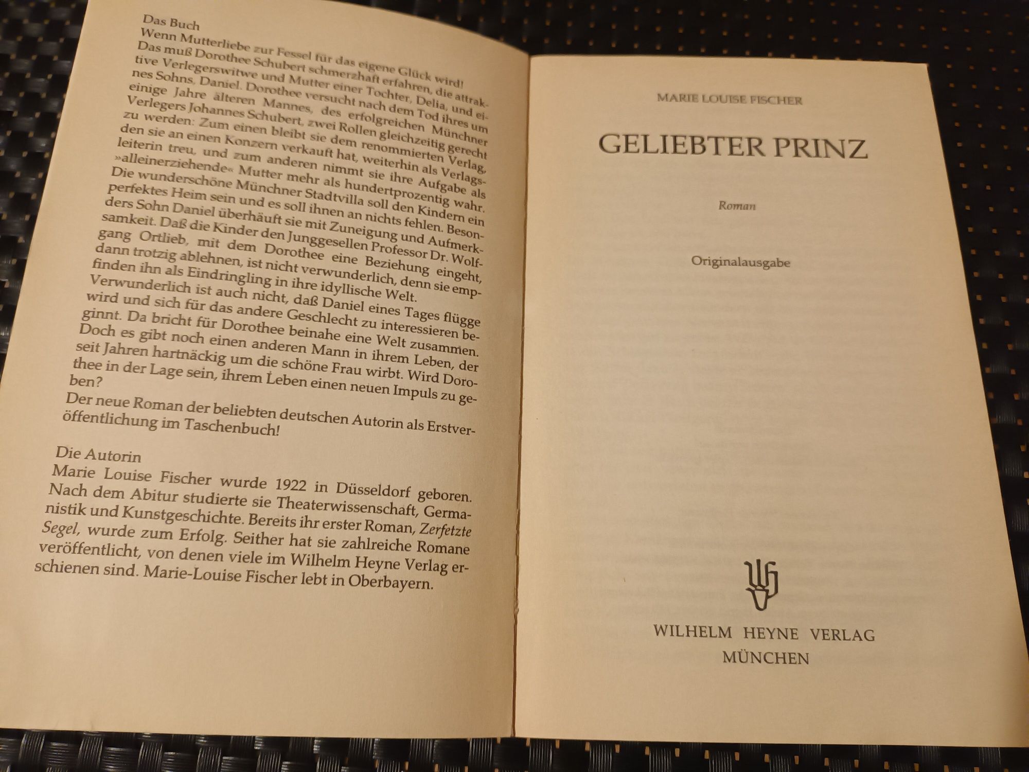 Geliebter Prinz książka jest w j.niemieckim