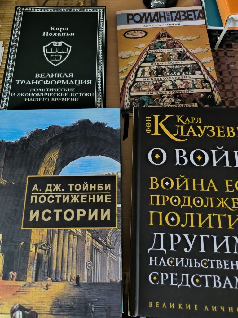 Тойнби. Клаузевиц. Карл Поланьи. Юрий Козлов. Фокс. Фарчи. Дюма. Мамин