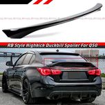 Спойлер Infiniti Q50 накладка на багажник ляду бленда антикрыло спойле