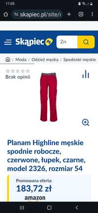 Spodnie robocze 58