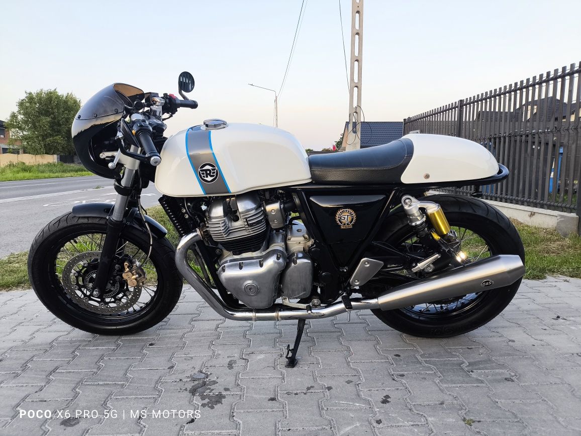 Royal Enfield 650 Continental 2020 rok A2  ABS dealny cafe racer