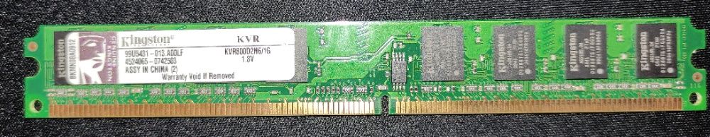 Memórias RAM 1GB DDR2 para Desktop