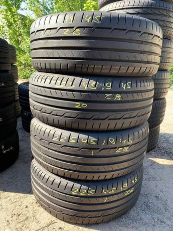 Літні шини 225/45 R19 Dunlop Sport MaxxRT 4шт 95% 2020р Німеччина