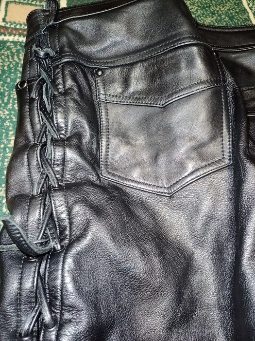 Штани шкіряні нові