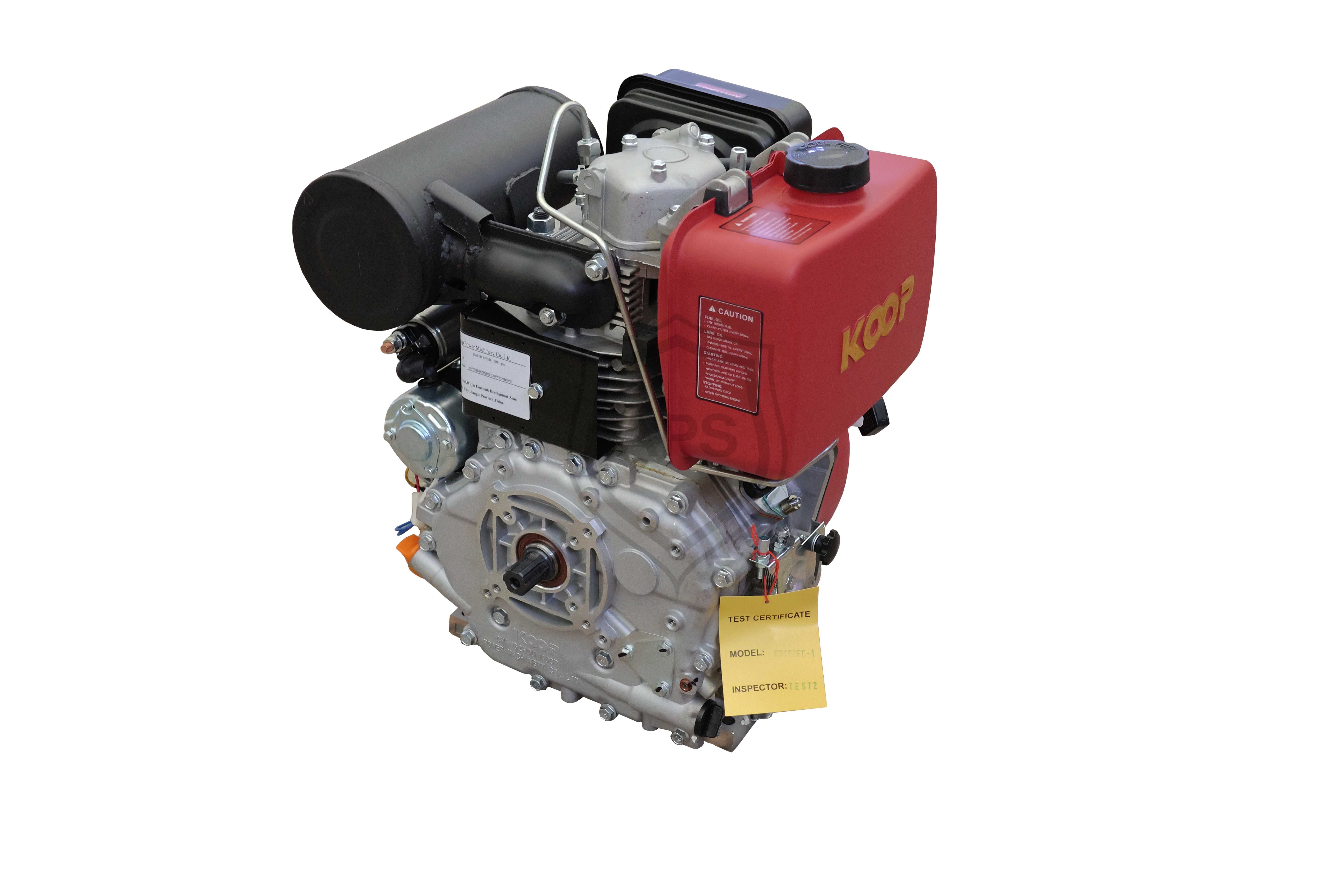 Silnik do minikoparki KOOP 192F diesel 3000 RPM 7kW