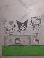 Naklejki Kuromi Hello Kitty 6 sztuk