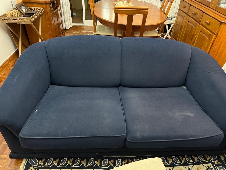 Vendo sofas azuis