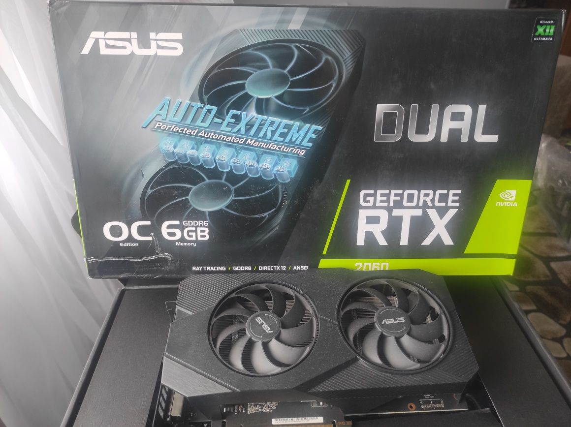 Видеокарта asus geforse rtx 2060 gddr6 dual evo