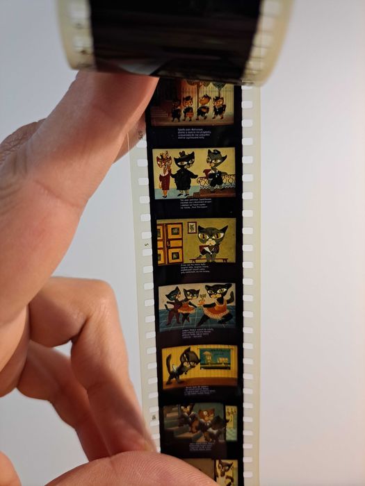 SZKOLNE PRZYGODY bajka na rzutnik projektor diaskop PRL