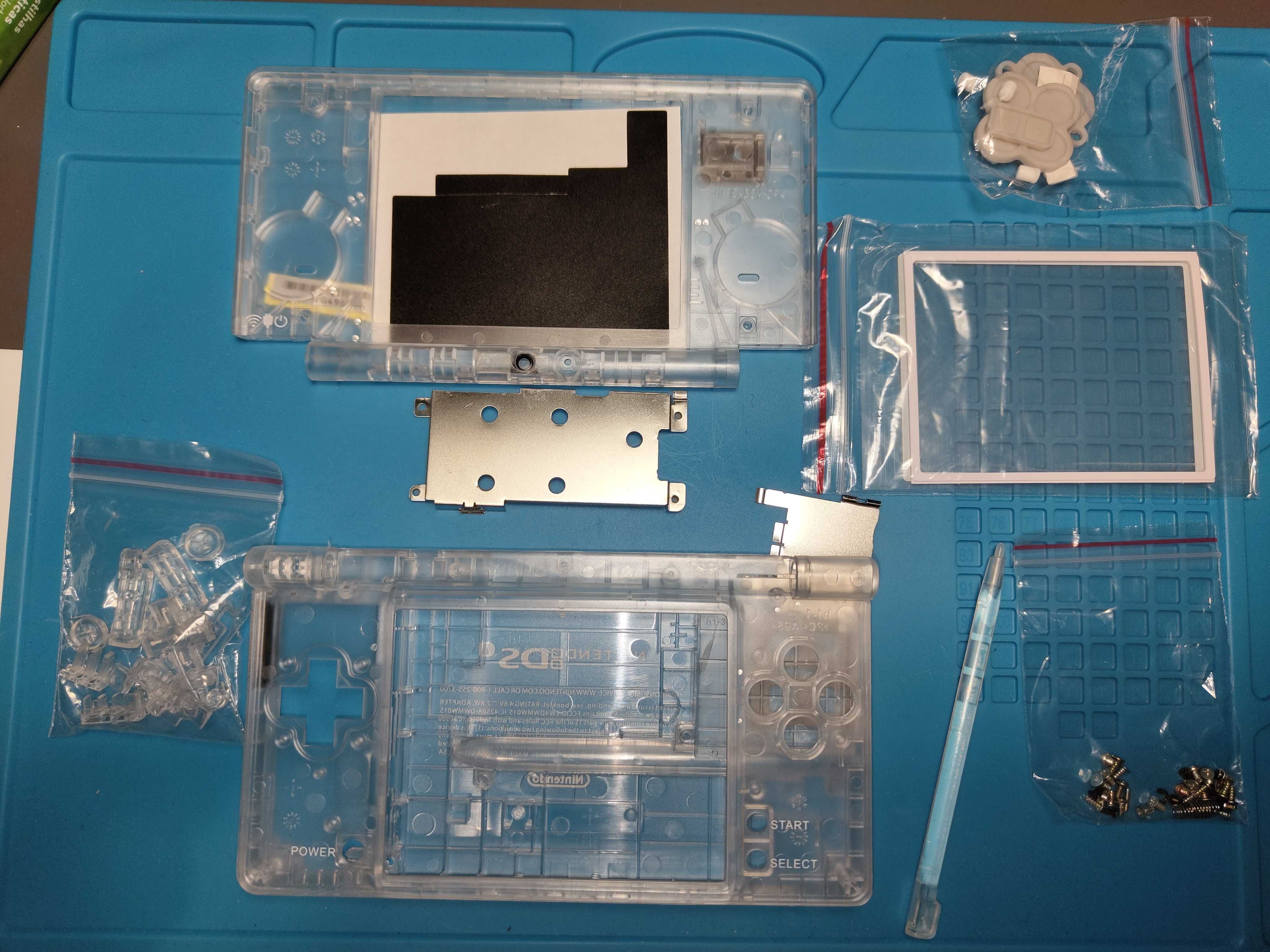 Carcaça transparente para Nintendo DSi