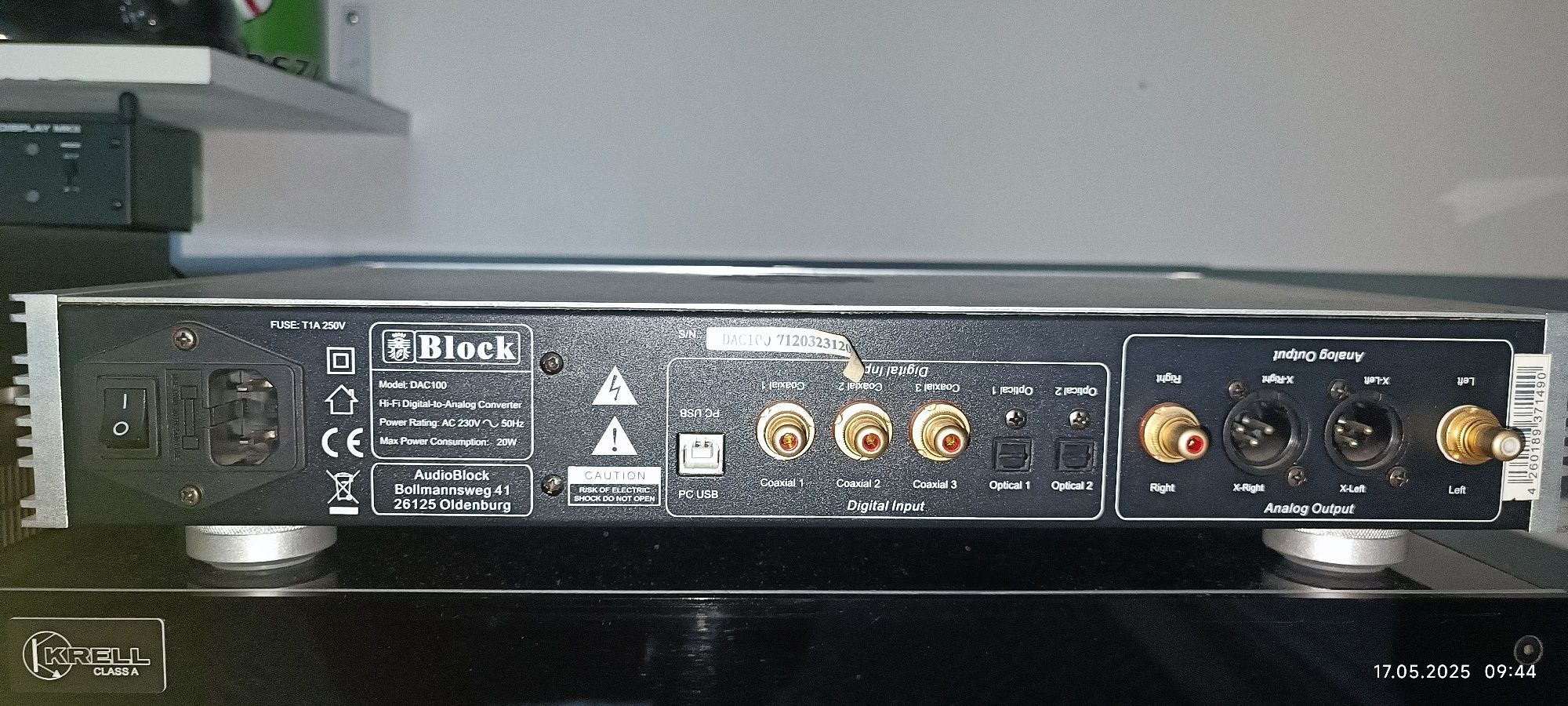 Dac Block 100 Digital converter analog