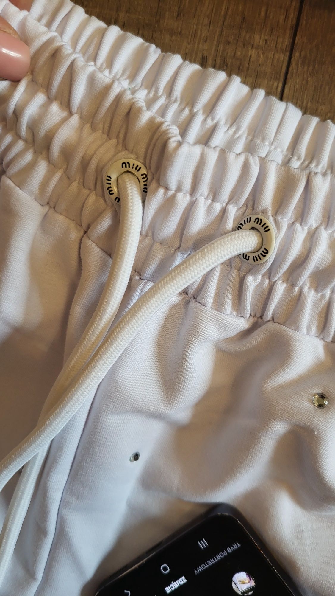 Miu miu komplet spodenki plus bluzka cudo metki S