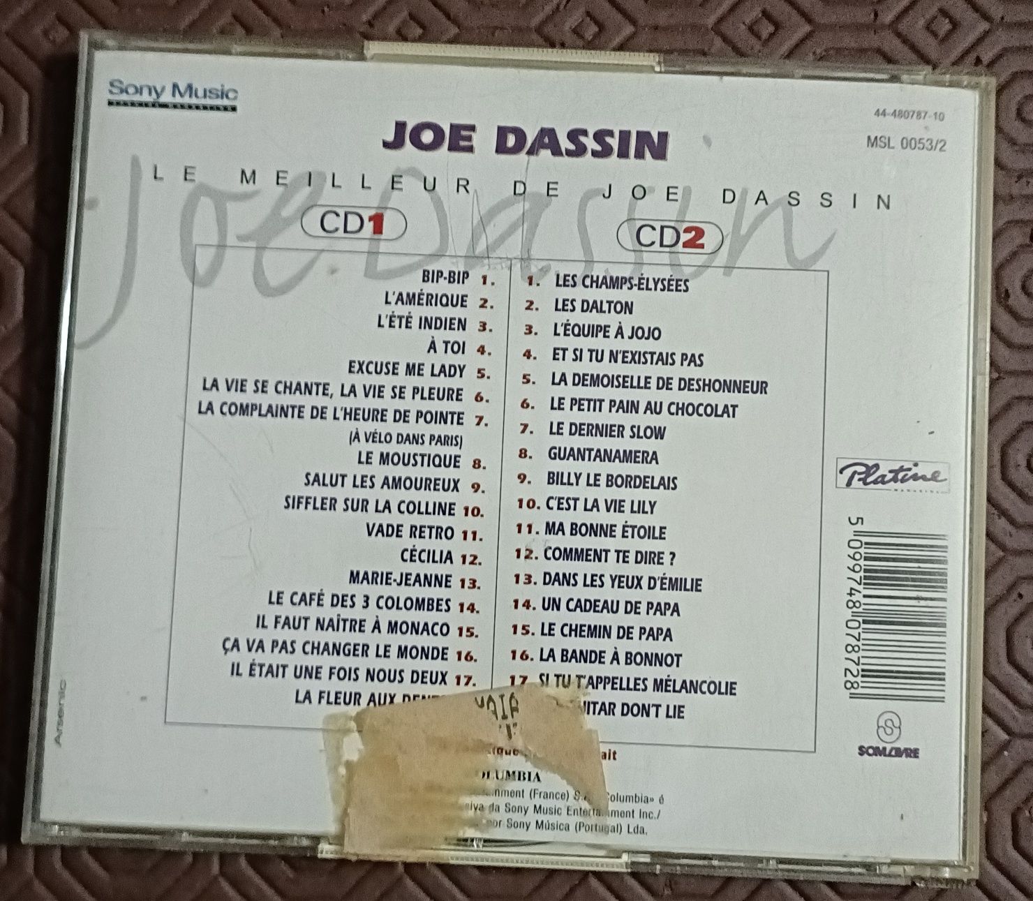 2CDs - Joe Dassin...