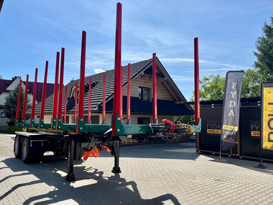 Doll Naczepa 2 osiowa Doll A321 logo 21 do transportu drewna dłużycy  Naczepa 2 osiowa  Doll logo 21 A321 do transportu drewna dluzycy