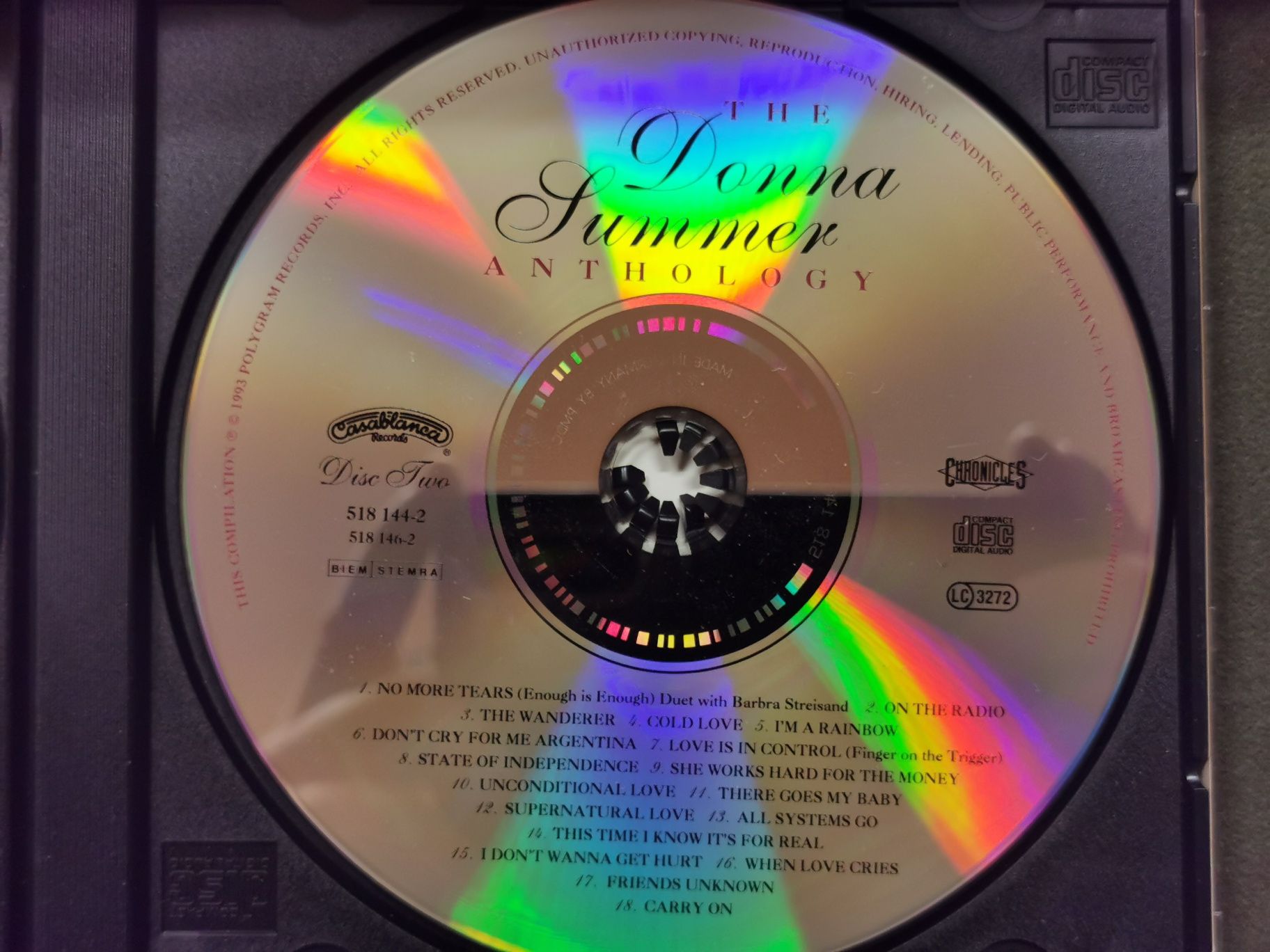 Donna Summer. Anthology. 1993, PolyGram. DR=14 dB!