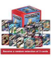 Коробка з 50-ма пакетиками наклейок Panini Minecraft