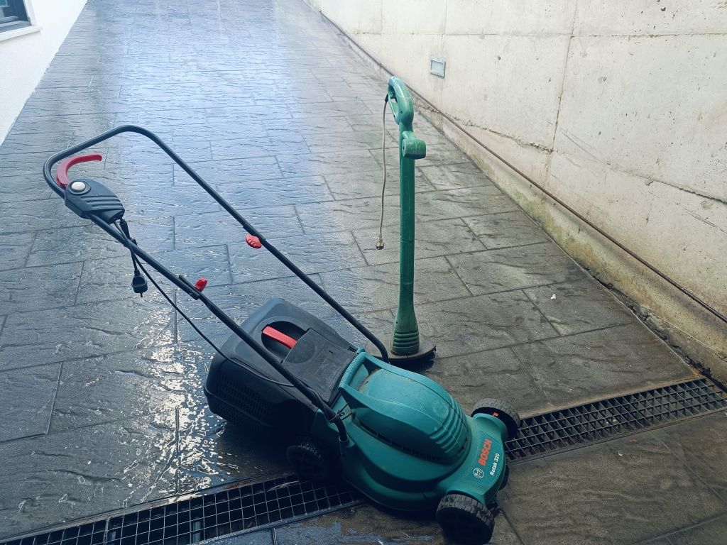 Corta relva elétrico