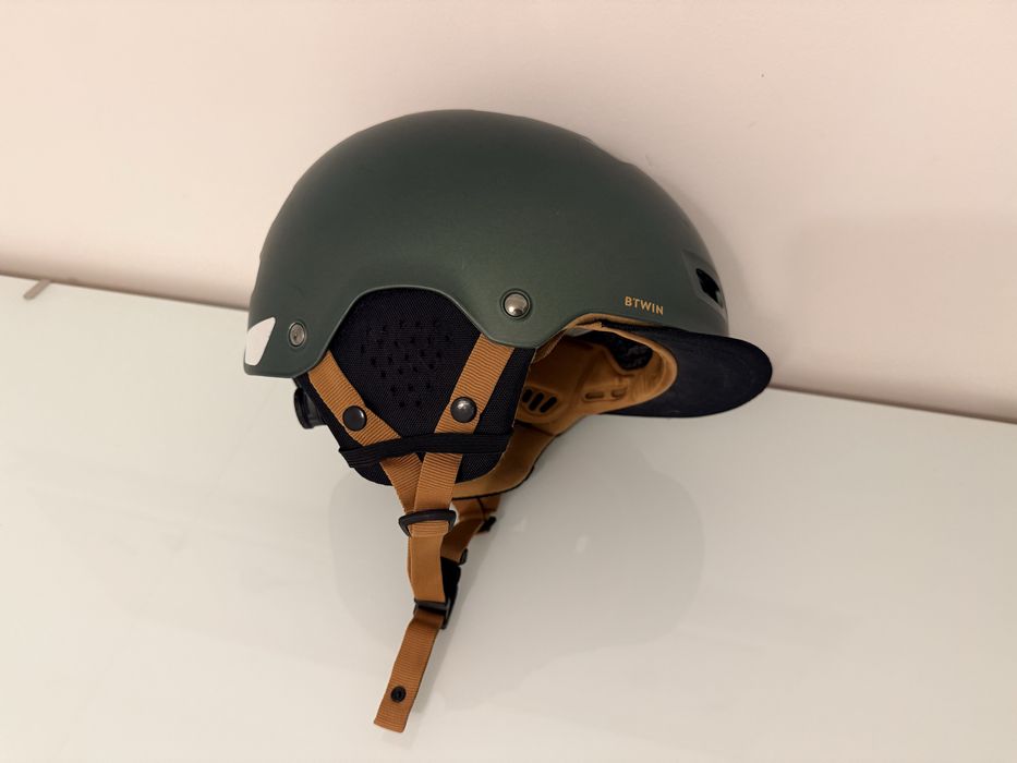 Capacete para bicicleta de cidade BTWIN 500 verde