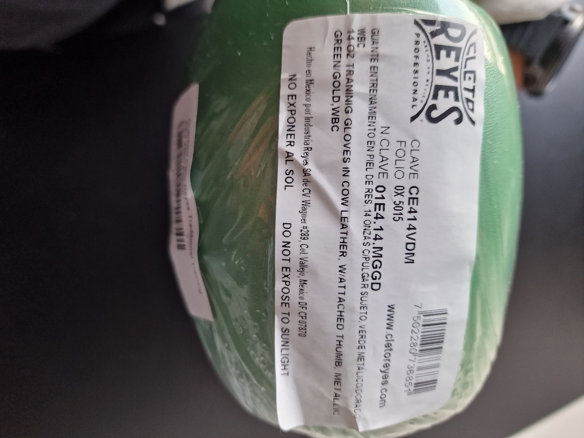CLETO REYES WBC 14oz  Edition Boks MMA K1 Rękawice Bokserskie Wiązane
