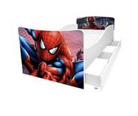 Кровать детская Дитяче ліжко з ящиком та матрацом Spiderman 80x160