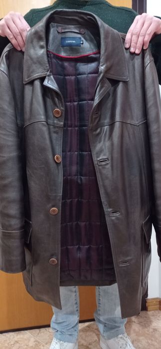 Casaco de pele genuína