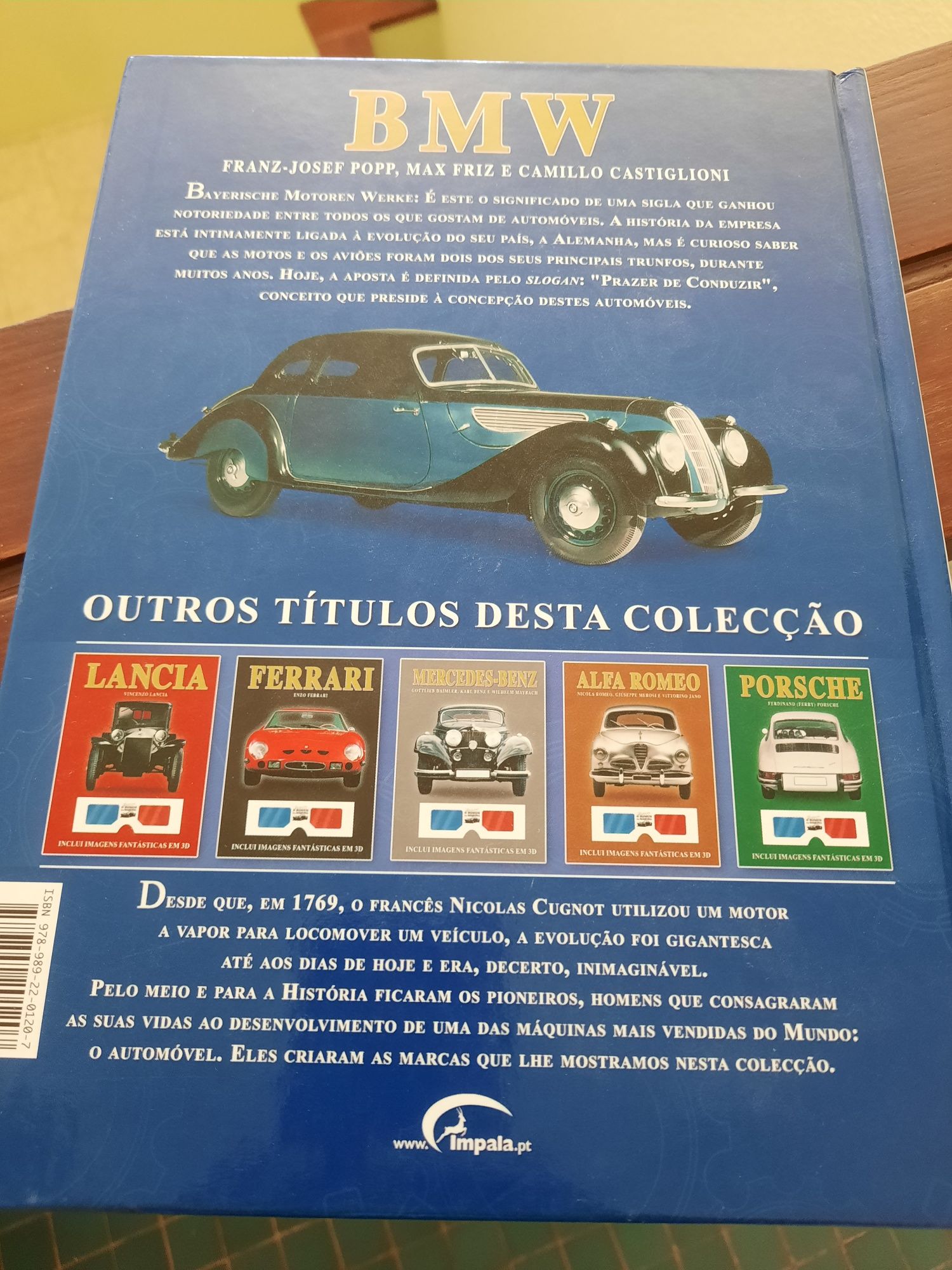 Livro BMW da colecção "O Homem e a Maquina"