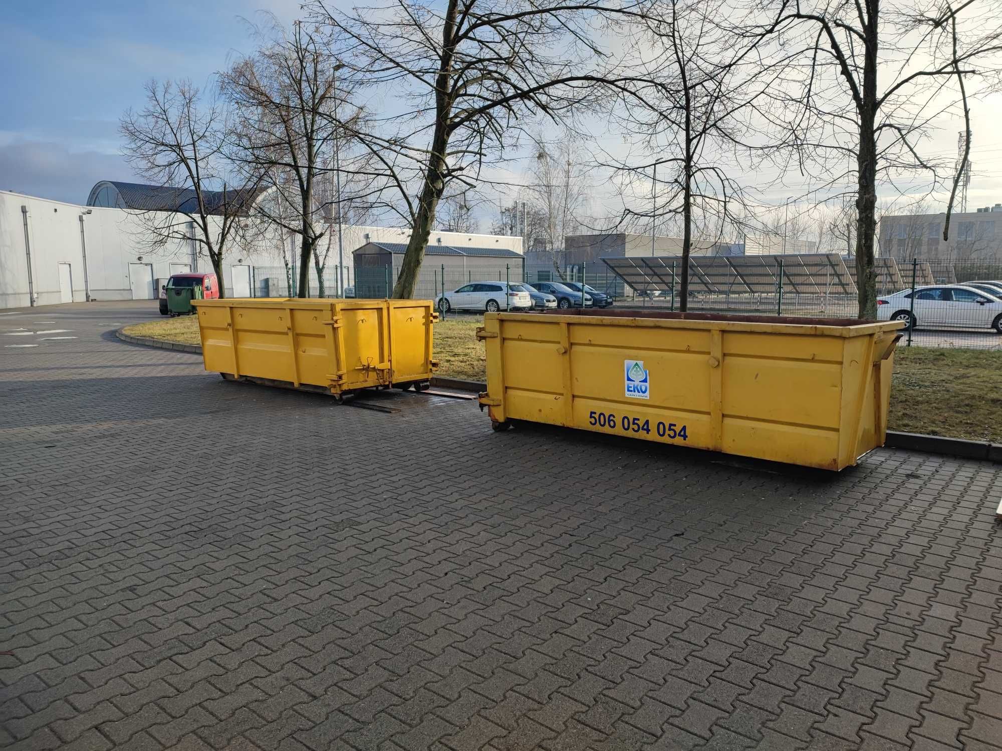 Wynajem kontenera na śmieci budowlane, gruz i inne odpady - Warszawa