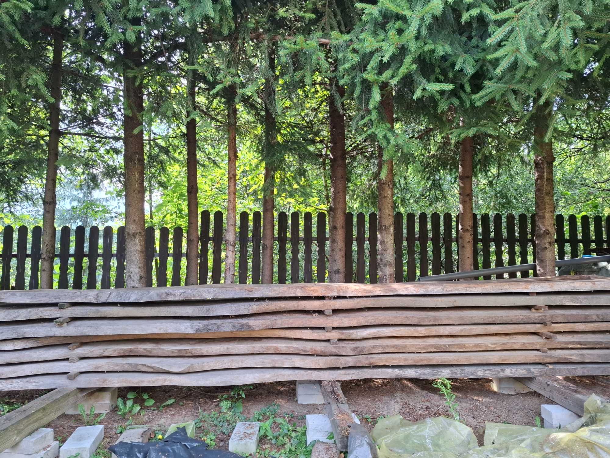 Deski jesionowe, foszty.