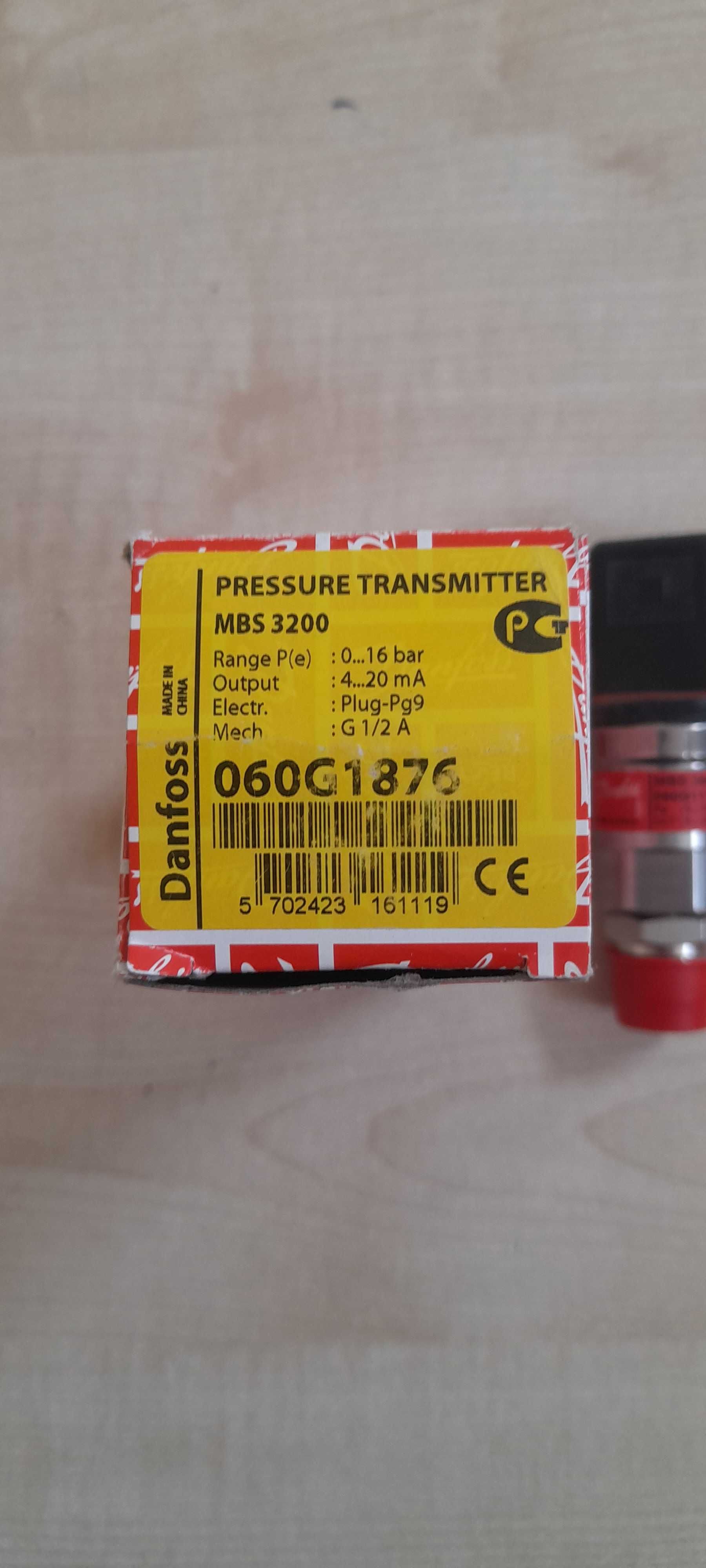 Przetwornik ciśnienia MBS 3200 Danfoss nr kat. 060G1876