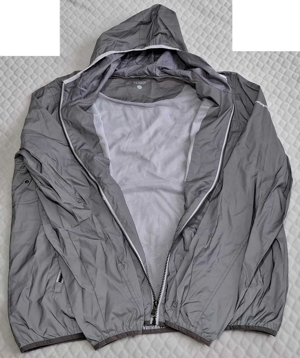 Kurtka z kapturem, wiatrówka, odblaskowa, Clique, XXL (Odzież)