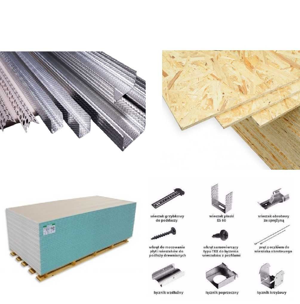 Płyta OSB 12 oraz 10,15,18,22,25mm ‼️Wełna ‼️ Styropian ‼️ Siatka ‼️