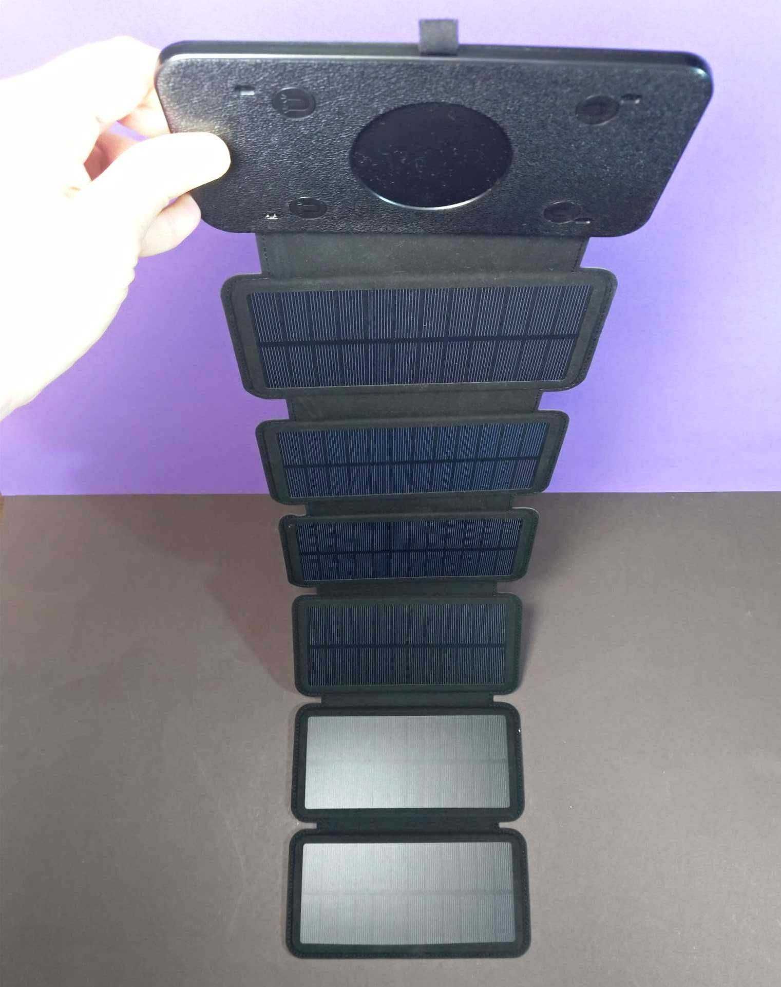 Портативная раскладная солнечная батарея панель 6 секций 10 W