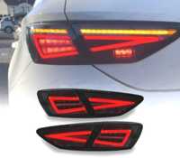 FAROLINS PARA SEAT LEON 3 5F 12-20 LED DINÂMICO PRETO