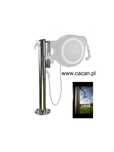 Kran ogrodowy +mocowanie 3x 3/4 hydrant słupek kranik 100cm INOX