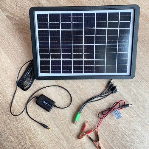 Сонячна панель GDPLUS GD-1615 6v 15W з регулятором напруги 16В/9В/6В
-