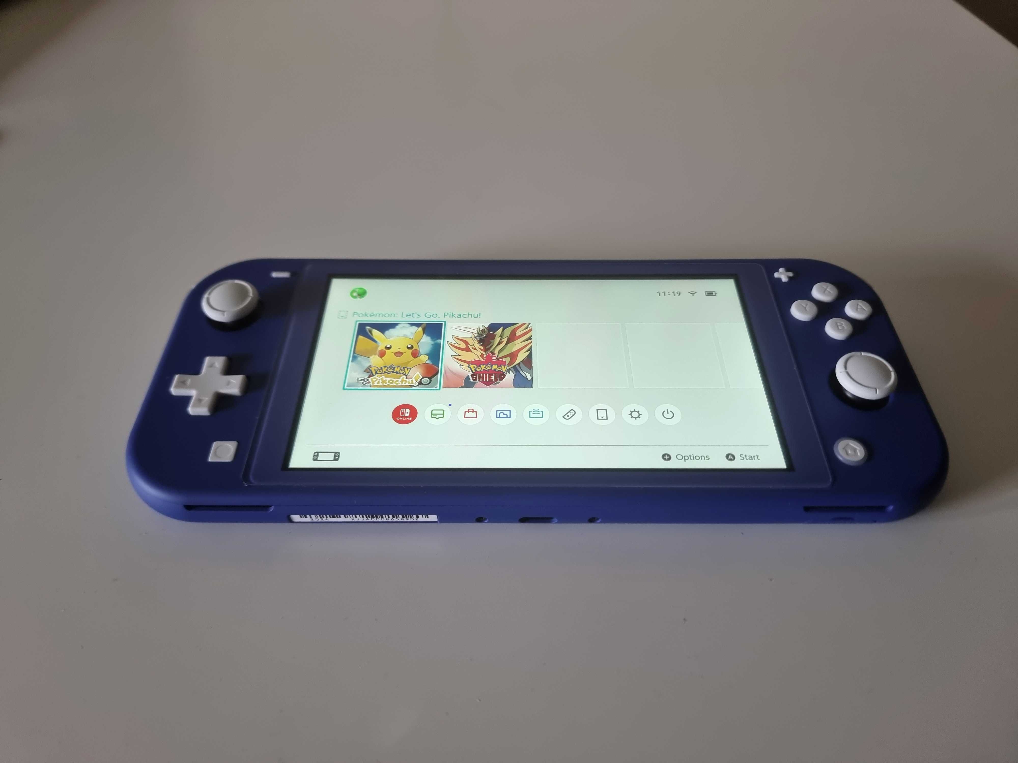 Konsola Nintendo Switch Lite komplet niebieska