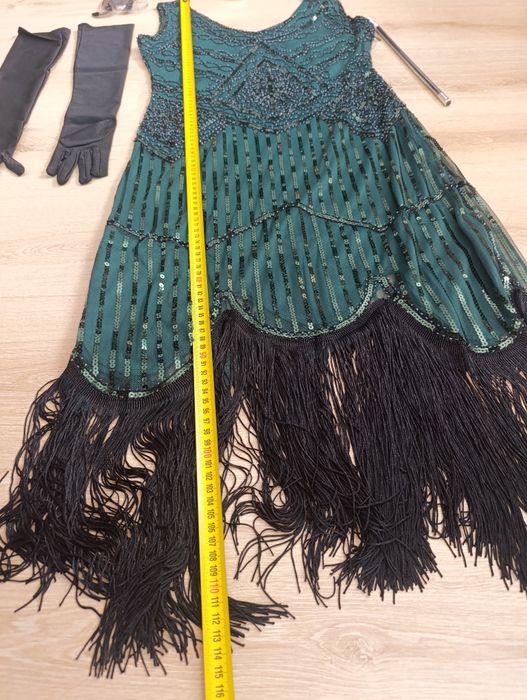 Przebranie karnawalowe sukienka lata 20-30 rozmiar M