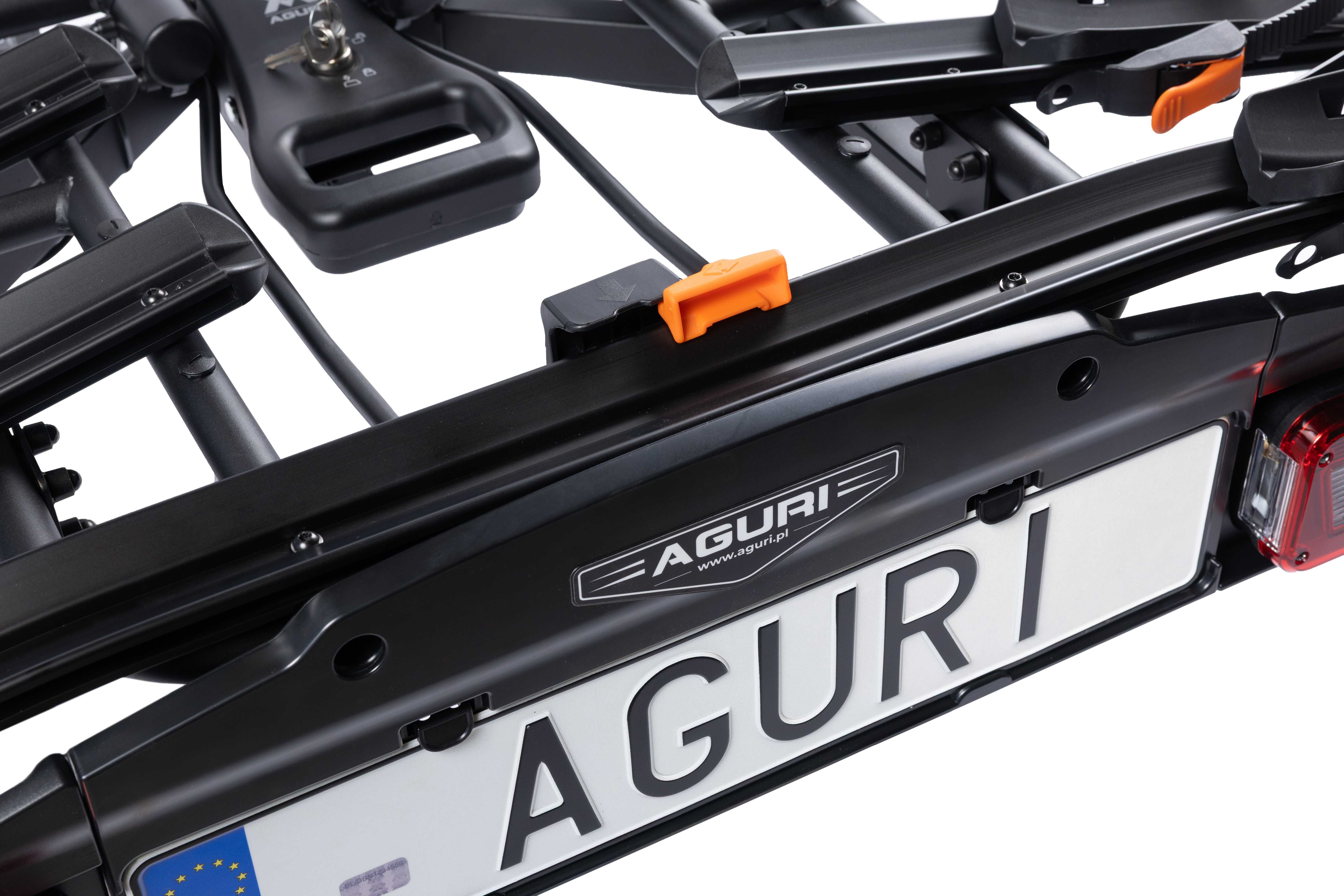 Bagażnik Platforma rowerowa hak Aguri ACTIVE BIKE PRO 3 Rowery Nowość