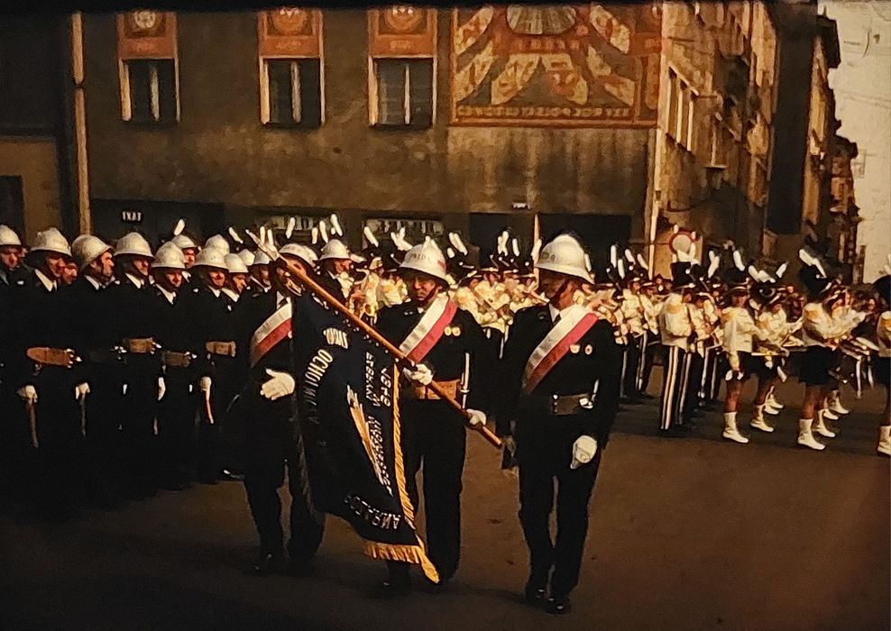 PRL. Slajdy. Orkiestry dęte fotografie 29 sztuk na slajdach. Inowrocła