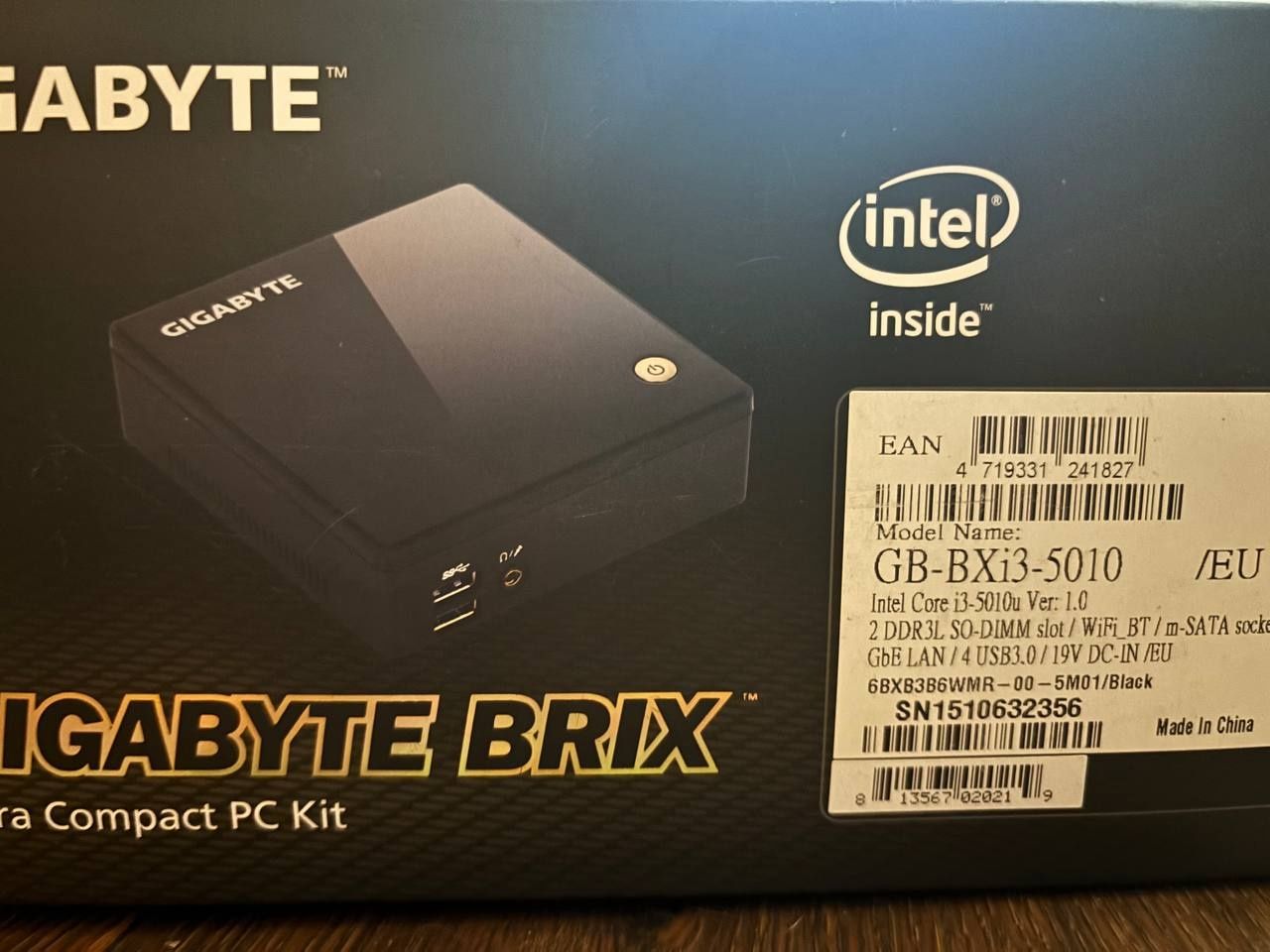Intel core i3 (Неттоп , мини ПК)