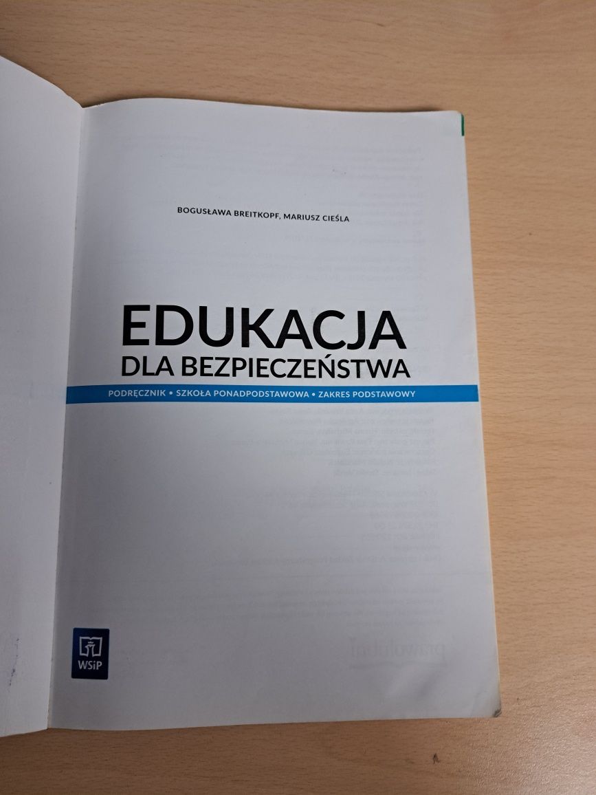 Podręcznik Edukacja dla bezpieczeństwa