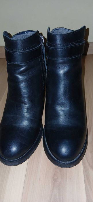 Tommy Hilfiger Botki. Skóra naturalna