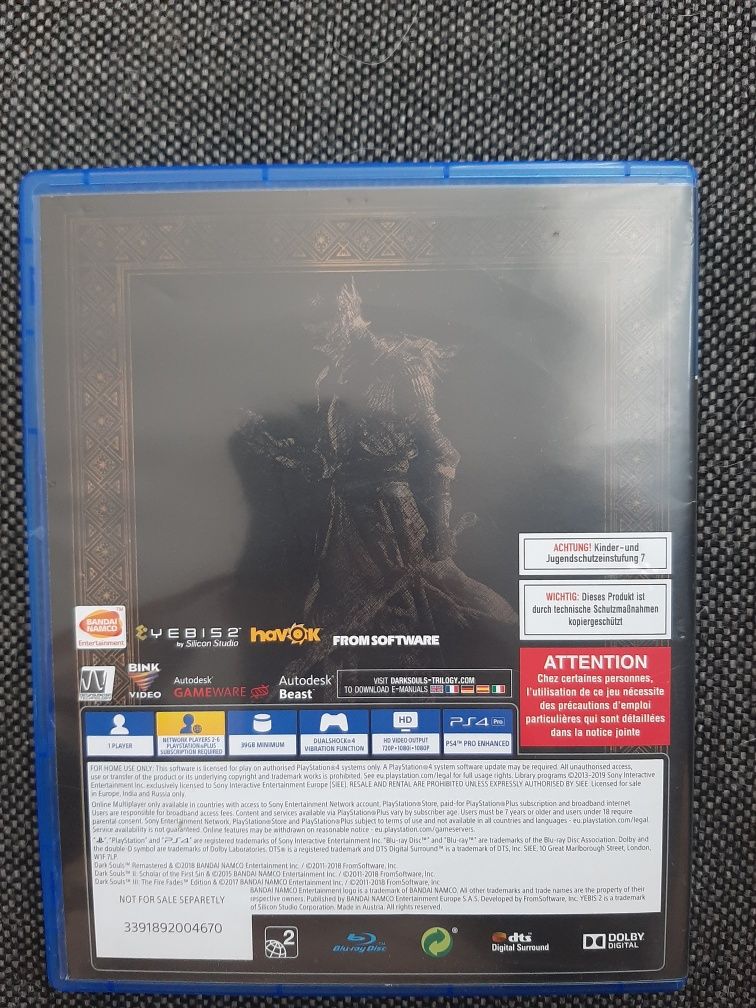 Dark Souls III The Fire Fades Edition / GOTY PS4