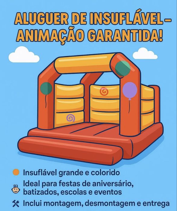 Aluguer de insufláveis